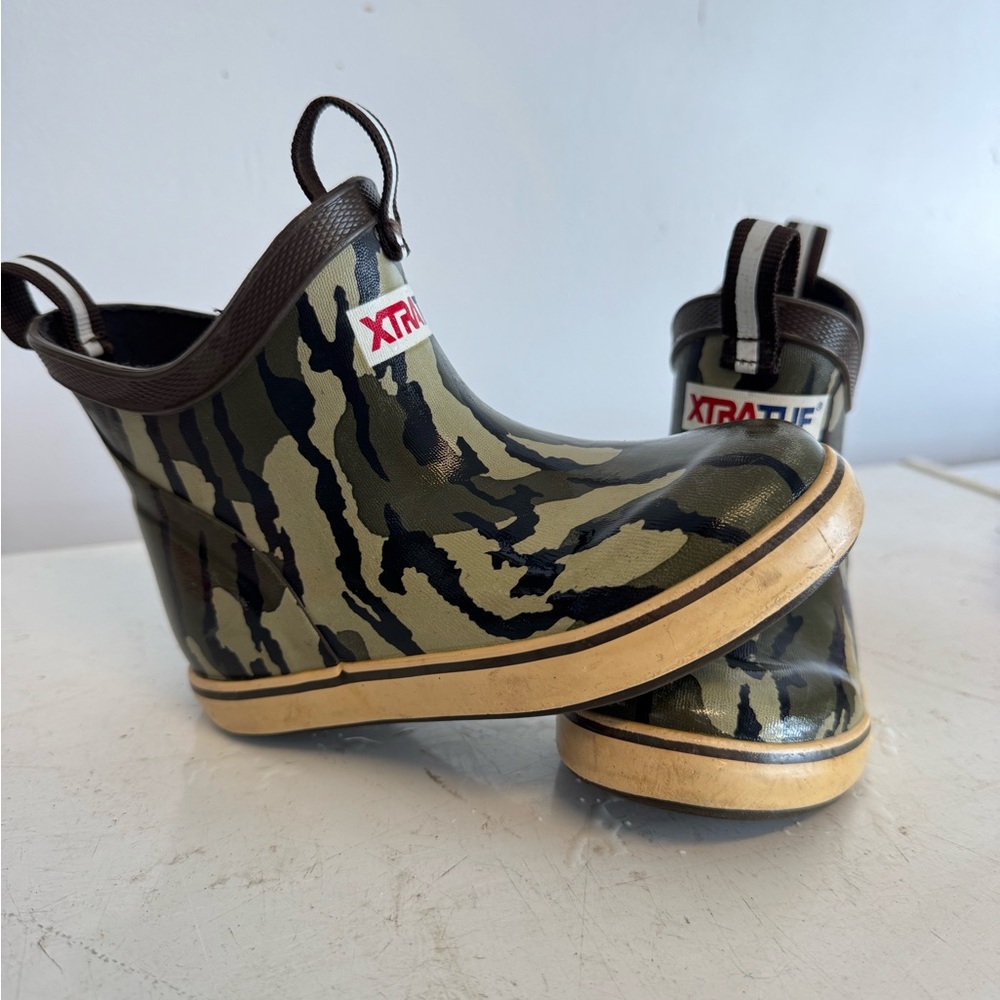 XTRATUF Kids Camouflage Rain Boots